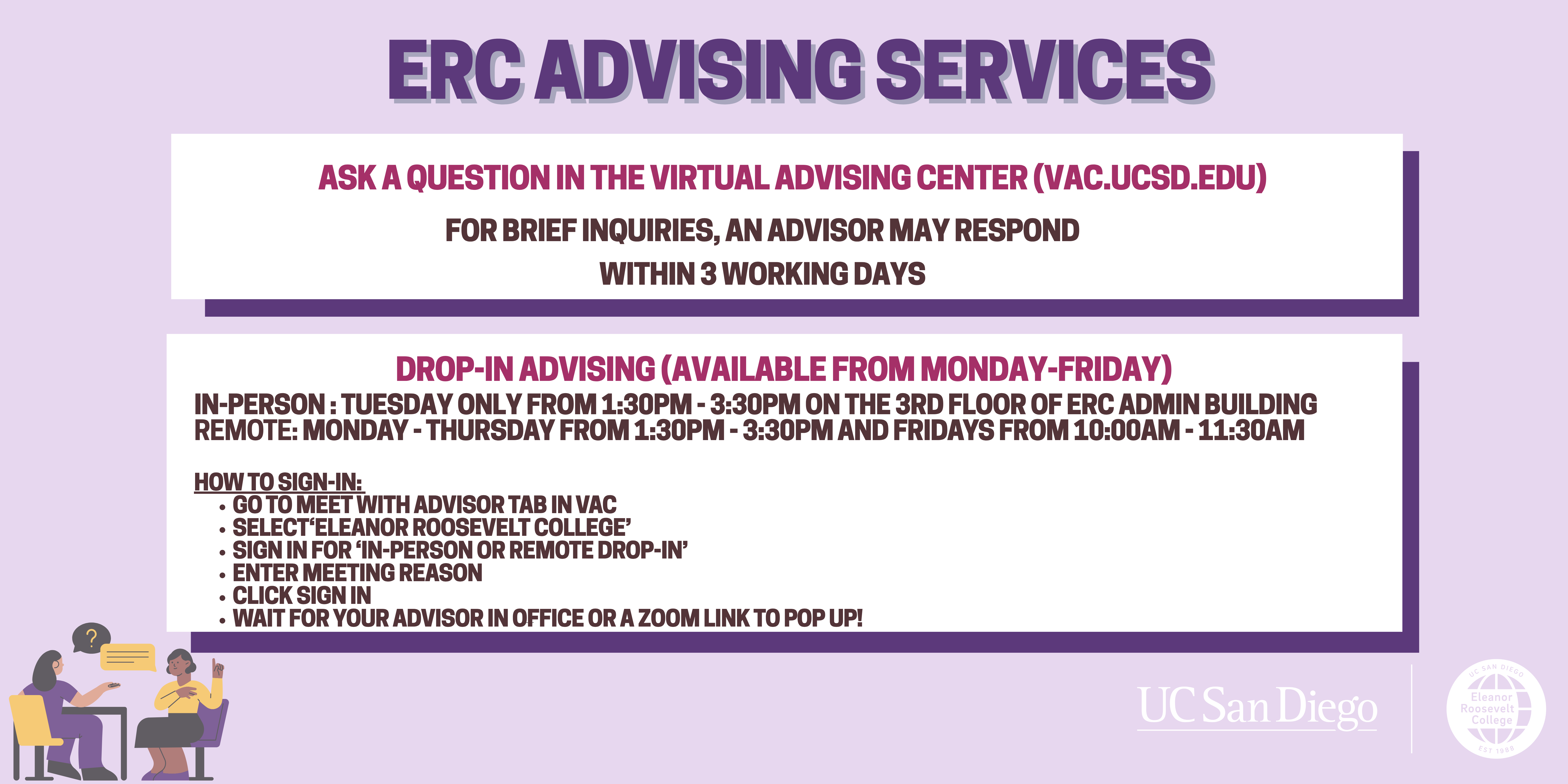 1 of 2, ERC Advising Services